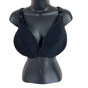 LA VIE EN ROSE  sleekback Elegant Black Lace Bra size42DD